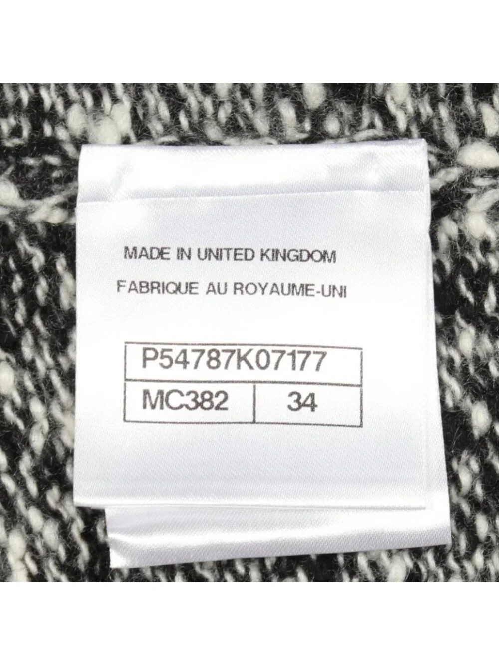 Chanel Hoodie Knit Black Cashmere
